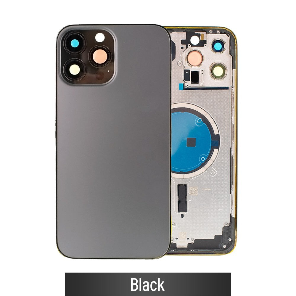 Rear Housing for iPhone 13 Pro Max (NO LOGO)-Black Rear Housing for iPhone 13 Pro Max (NO LOGO)-Black